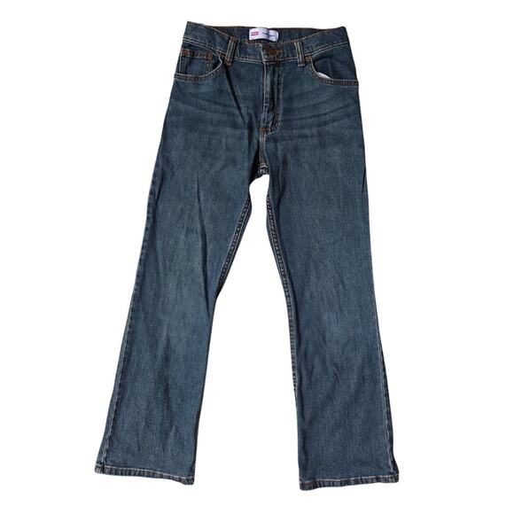 Wrangler Boys Jeans 14 Slim Classic Bootcut Blue Denim Western Cowboy - Picture 1 of 4